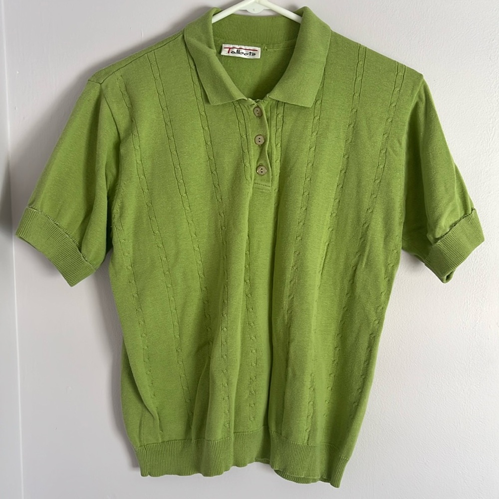 GREEN SHORT SLEEVE COLLARED PATTERNED SHIRT